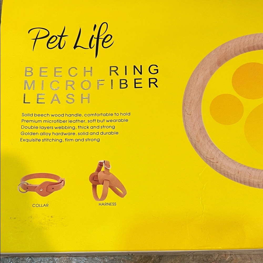 Pet Life Microfiber dog or critter collar with Golden Hardware NWT